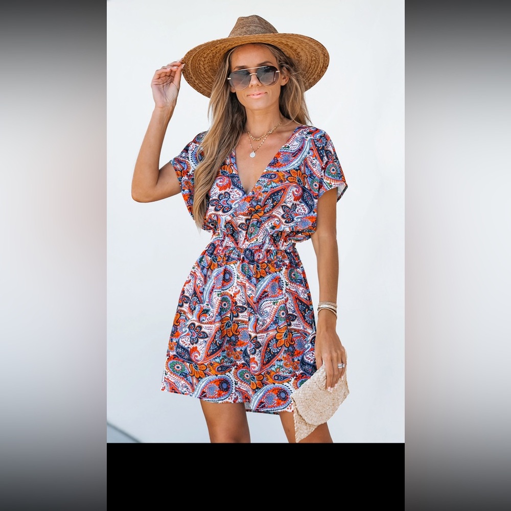 Pretty summer mini dress